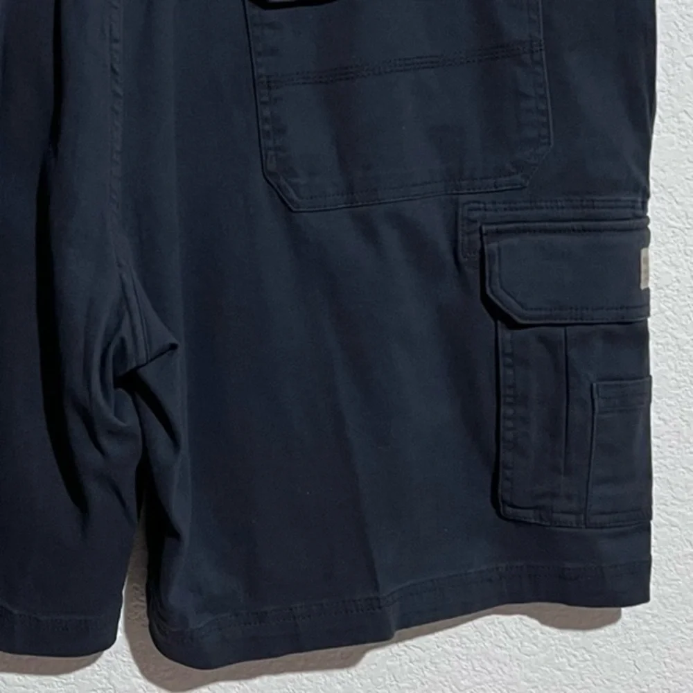 Red Head Navy Brush Cotton Comfort Stretch Cargo Shorts New 46